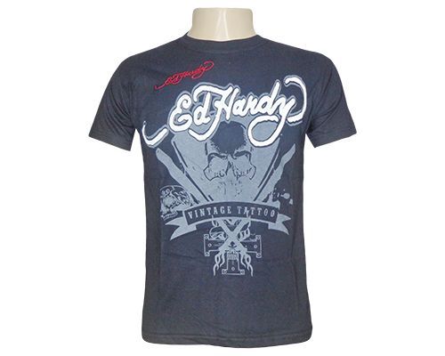 Camisa Masculina Ed Hardy Preta